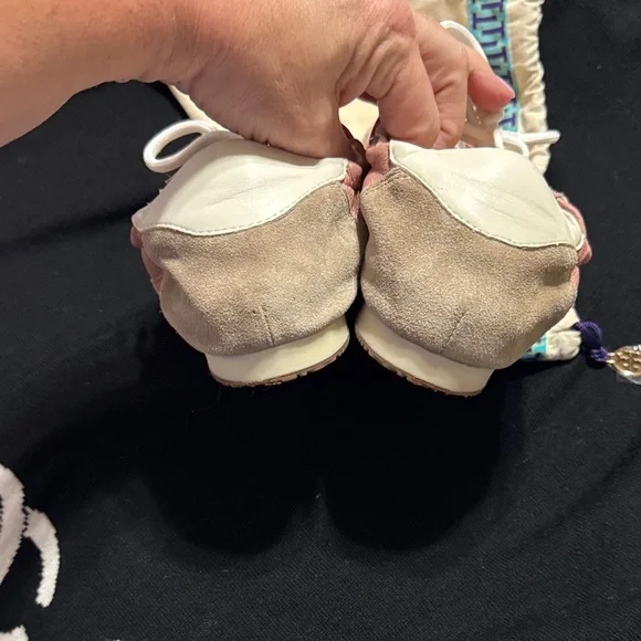 Tory Burch Pink and Cream Sneakers - Picture 4 of 8